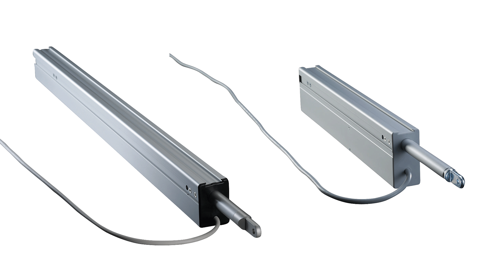 Linearantriebe M2 und M3 mit 300 mm Hub – M2 mit 500 N und Lastabschaltung, M3 mit 230 V AC für Lüftungsklappen und technische Anwendungen