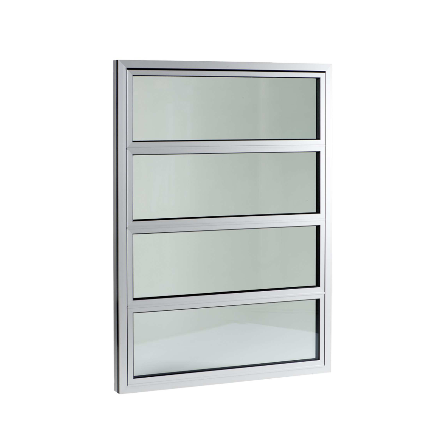 FLW 24 SmoTec Lamellenfenstersystem für Rauchabzug und Lüftung in Aufzugsschächten.