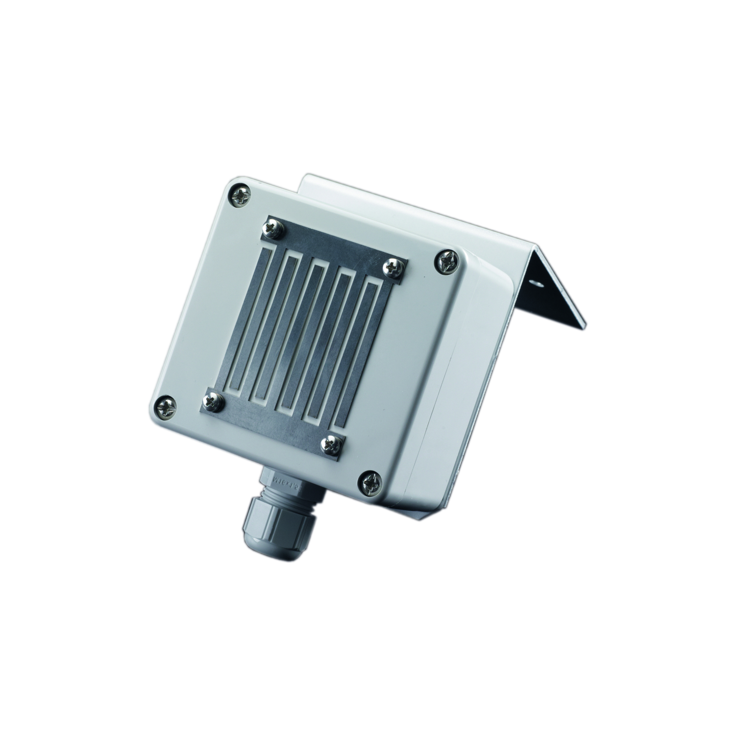 Kingspan STG RM/2 24V – Regenmelder mit beheizter Sensorfläche für RWA- und Lüftungssysteme Kingspan STG Regenmelder RM/2 24V mit weißem Gehäuse und beheizter Sensorfläche zur zuverlässigen Niederschlagserkennung in RWA- und Lüftungssystemen.