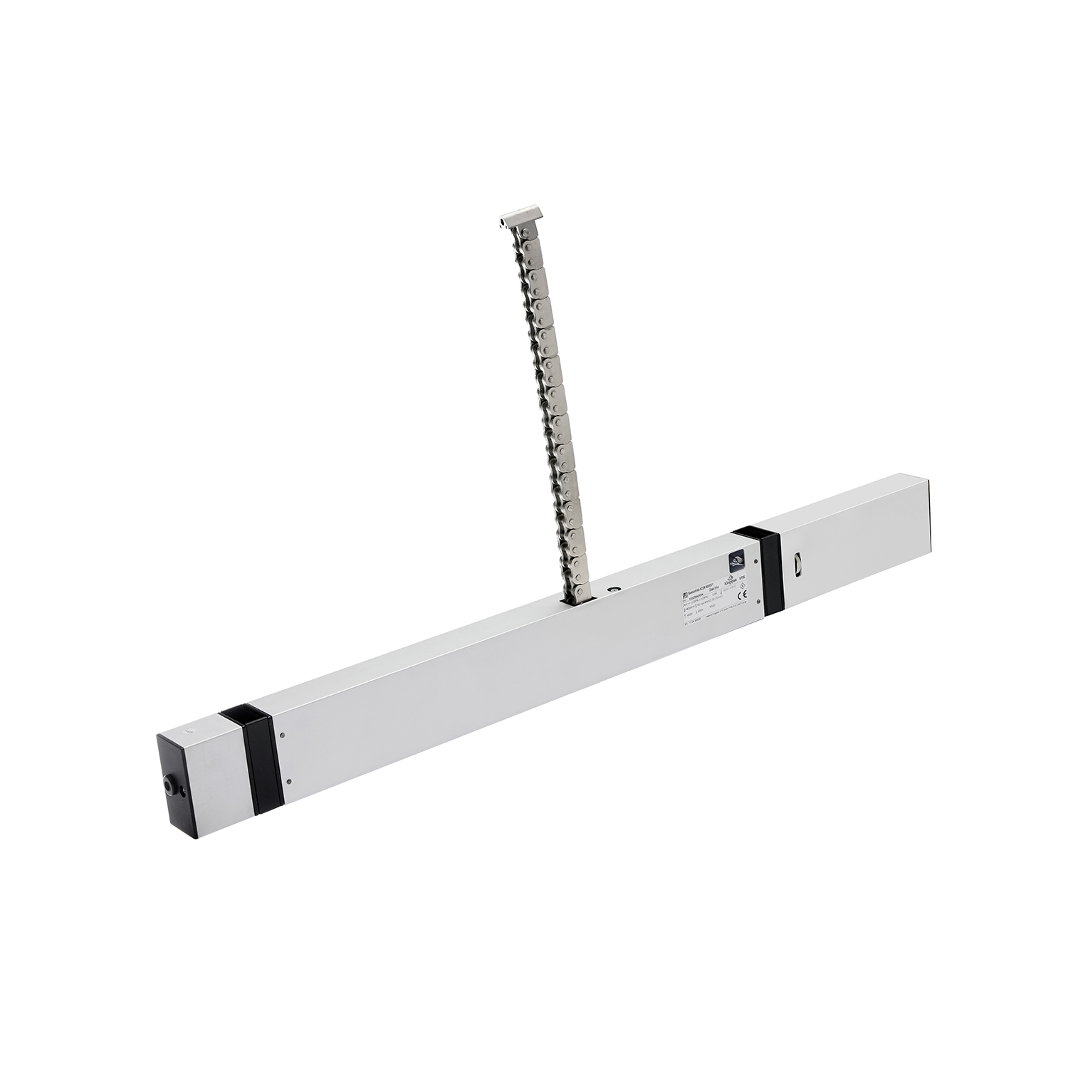 Kettenantrieb KCDL von Kingspan STG – modularer 24 V Fensterantrieb mit 600 N Kraft, geeignet für Lüftung 230V AC, mit verdeckter Montagekonsole, beidseitigem Anschluss und austauschbaren Funktionsmodulen.