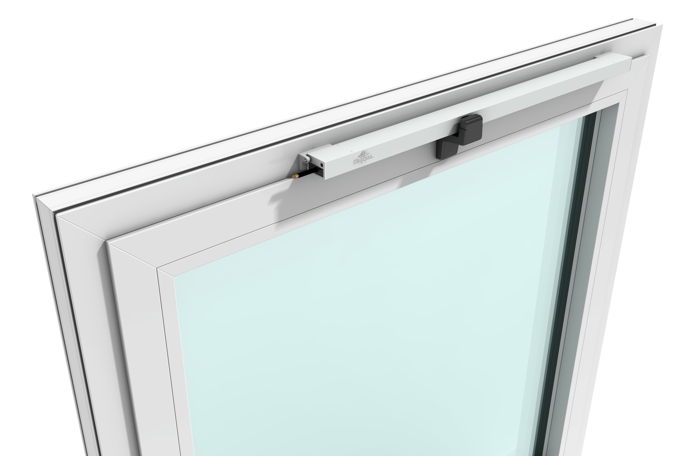 Zubehör Konsole BLR/CDS – Rahmenmontagezubehör für CdS-Kettenantriebe Designkonsole BLR/CDS von Kingspan STG zur Rahmenmontage des CdS-Kettenantriebs an einwärts öffnenden Kippfenstern. Bestehend aus zwei Blendrahmen-Konsolen, einer Flügelkonsole und Montagezubehör.