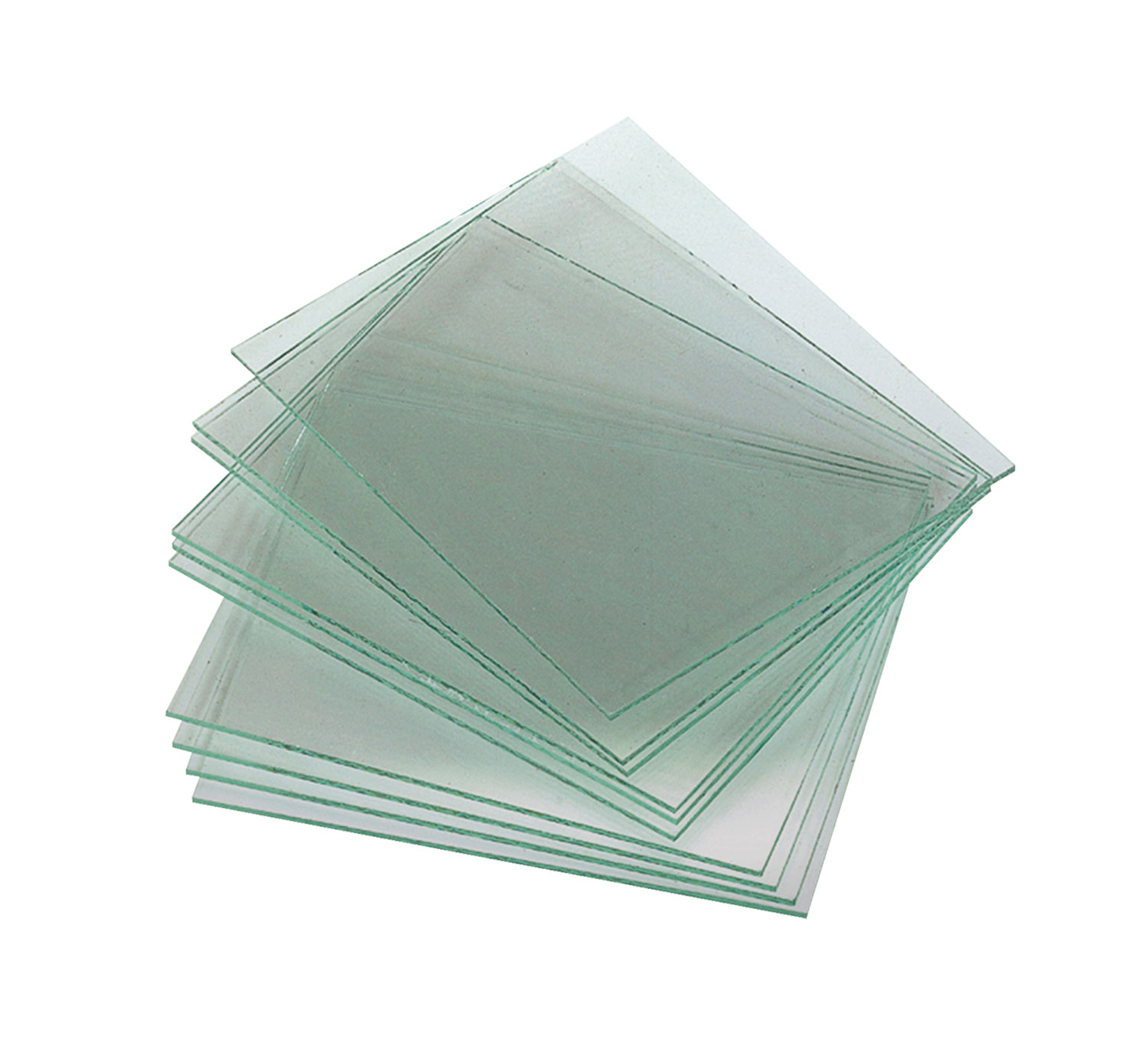 EGL Ersatzglasscheiben für RWA- und RDA-Bedienstellen RBH/3A im Kunststoffgehäuse, 10er-Pack, Maße 80 x 80 mm,