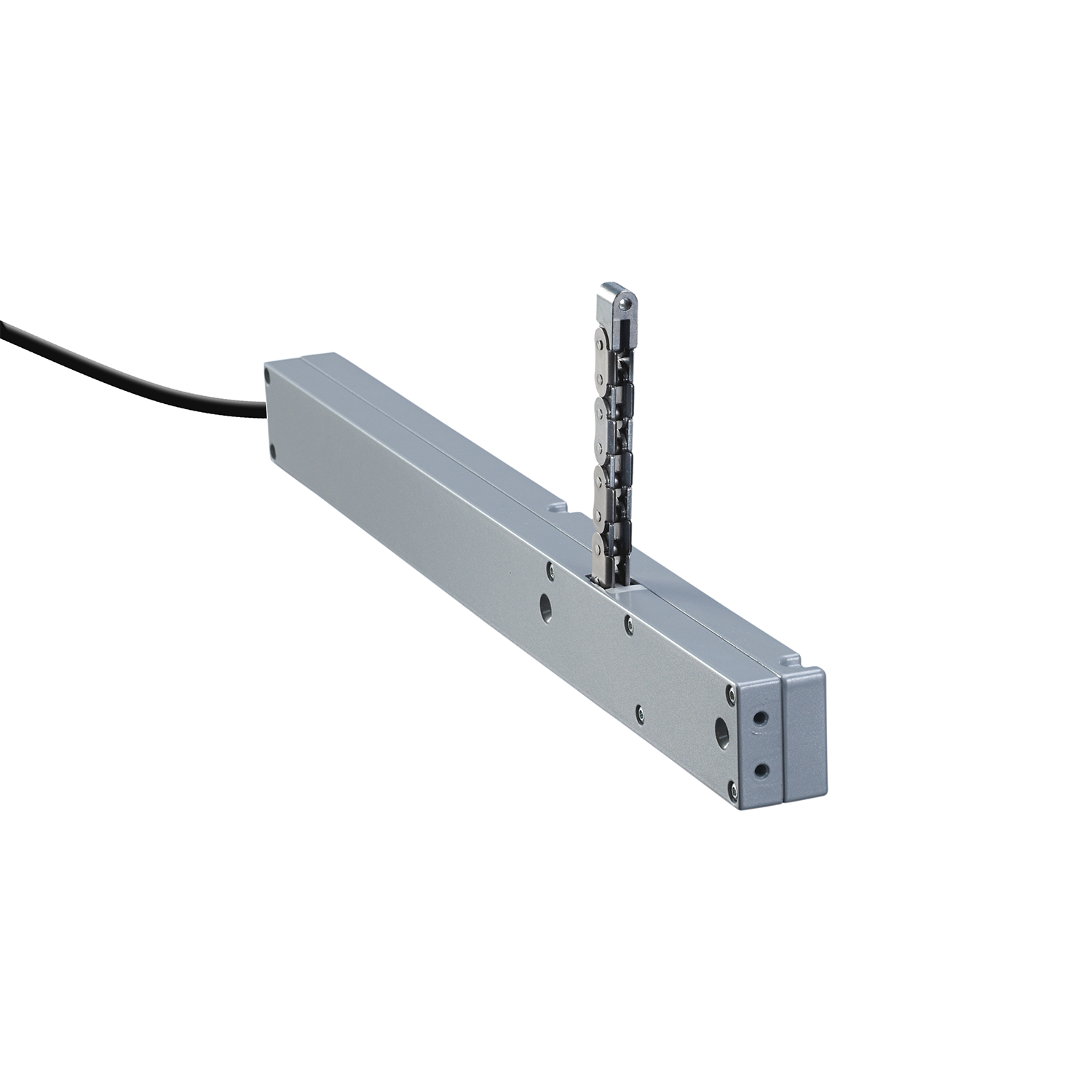 Kettenantrieb LM EasyDrive2 – Kompakter Fensterantrieb für RWA- und Lüftungssysteme Kompakter Kettenantrieb LM EasyDrive2 für Fenster und RWA-Anlagen, geeignet zur automatischen Öffnung und Schließung von Kipp-, Klapp- und Dachfenstern. Flaches Gehäuse mit ausfahrbarer, rückensteifer Kette, 24V-Anschluss, einstellbare Hublänge von 20–500