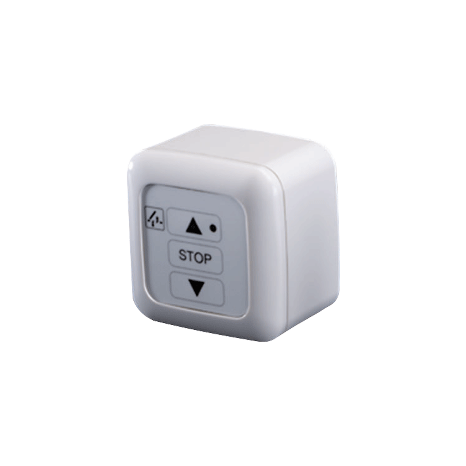Zubehör LTA 25 AP – Kompakter Lüftungstaster mit LED-Anzeige Lüftungstaster LTA 25 in Aufputz-Ausführung mit Tasten AUF, STOP und ZU sowie LED-Anzeige zur manuellen Steuerung von Lüftungsanlagen.
